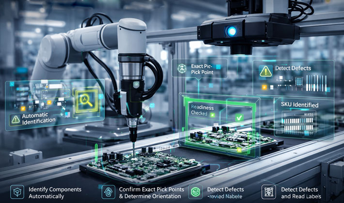 AI and machine vision in robotic assembly